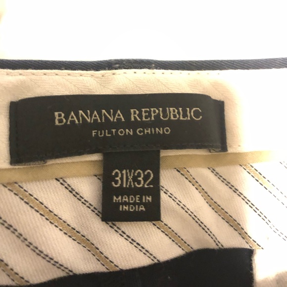 Banana Republic Navy Blue Chinos - Picture 4 of 4